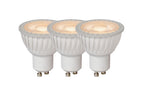 MR16 - Ampoule LED - Ø 5 cm - LED Var. - GU10 - 3x5W 3000K - Blanc - Set de 3