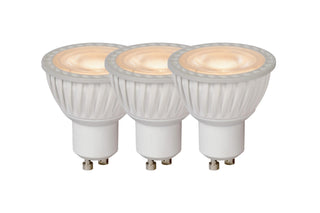 MR16 - Ampoule LED - Ø 5 cm - LED Var. - GU10 - 3x5W 3000K - Blanc - Set de 3