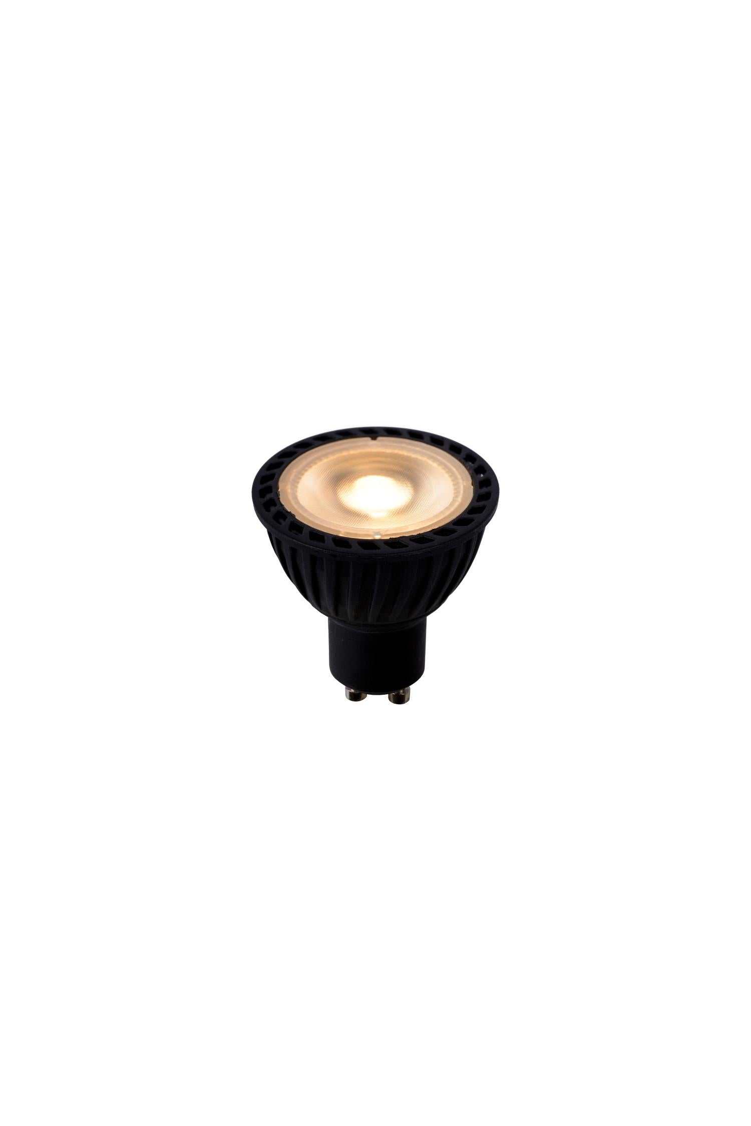 MR16 - Ampoule LED - Ø 5 cm - LED Dim to warm - GU10 - 1x5W 2200K/3000K - Noir