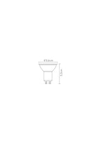 MR16 - LED lamp - Ø 5 cm - LED Dimmable - GU10 - 1x5W 2200K/2500K/2700K - White