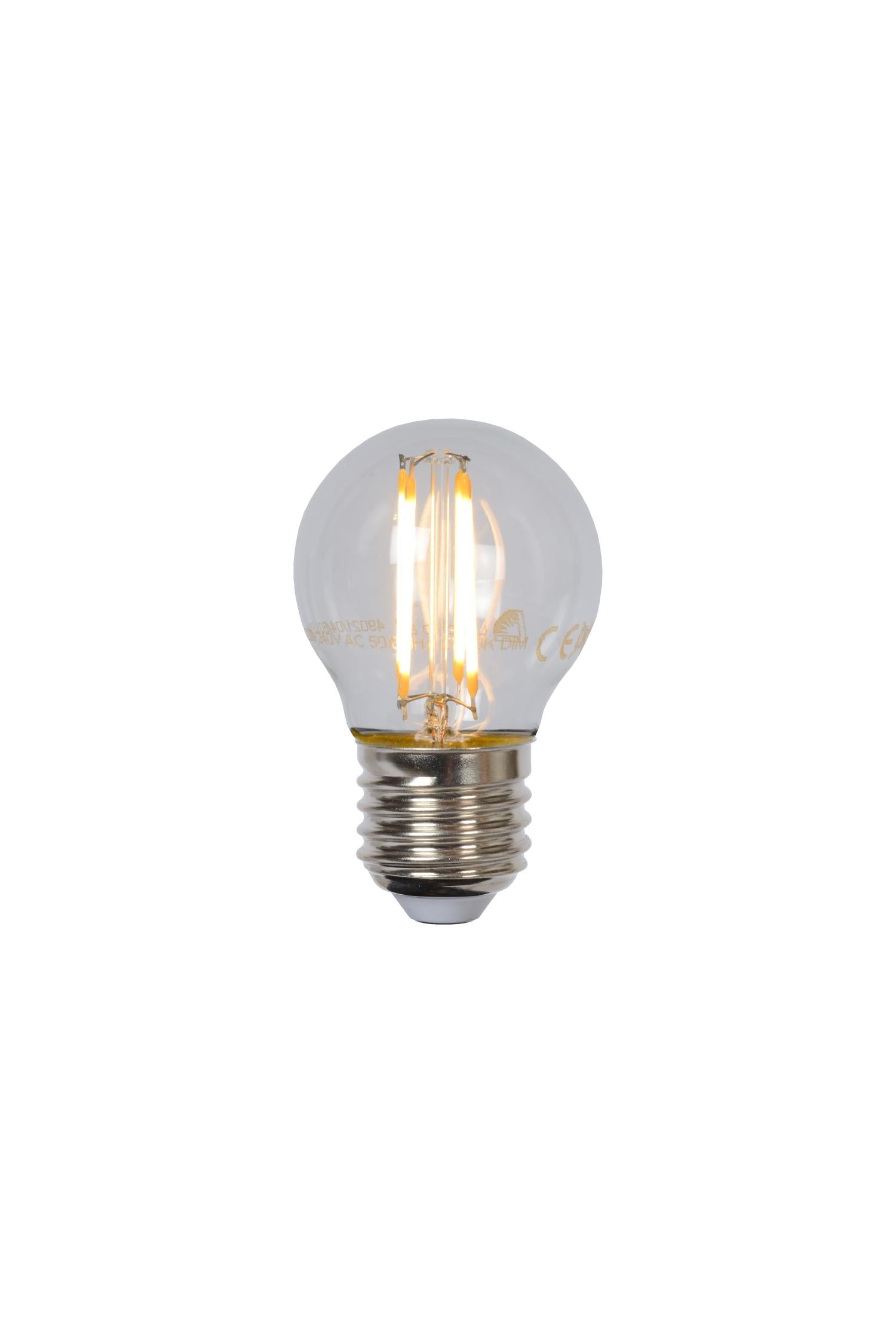 G45 - Filament lamp - Ø 4,5 cm - LED Dimb. - E27 - 1x4W 2700K - Transparant