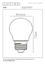 G45 - Ampoule à filament - Ø 4,5 cm - LED Var. - E27 - 1x4W 2700K - mat
