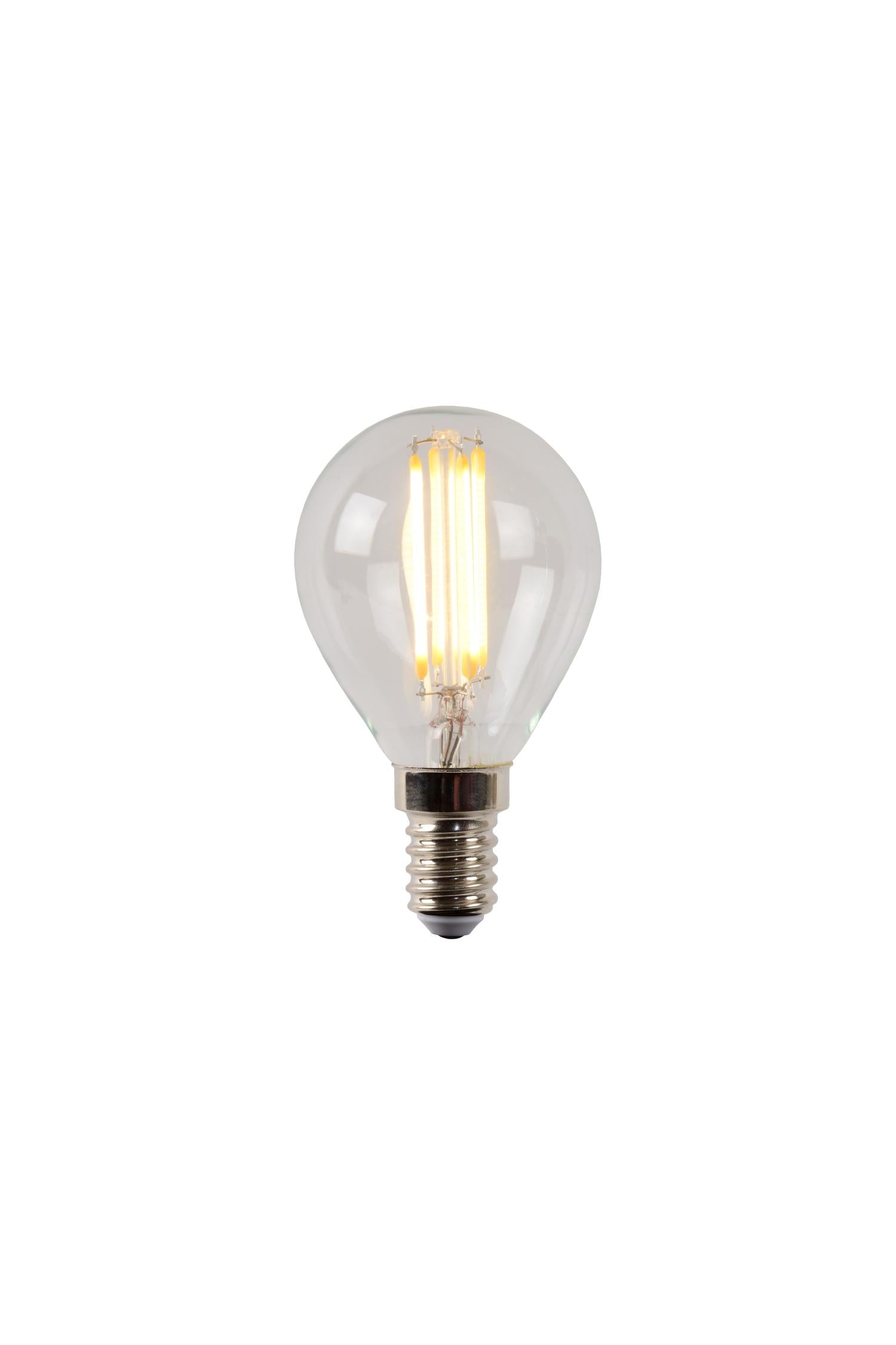 P45 - Filament lamp - Ø 4.5 cm - LED Dimmable - E14 - 1x4W 2700K - Transparent