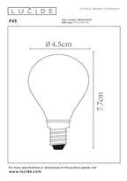 P45 - Filament lamp - Ø 4,5 cm - LED Dimb. - E14 - 1x4W 2700K - mat