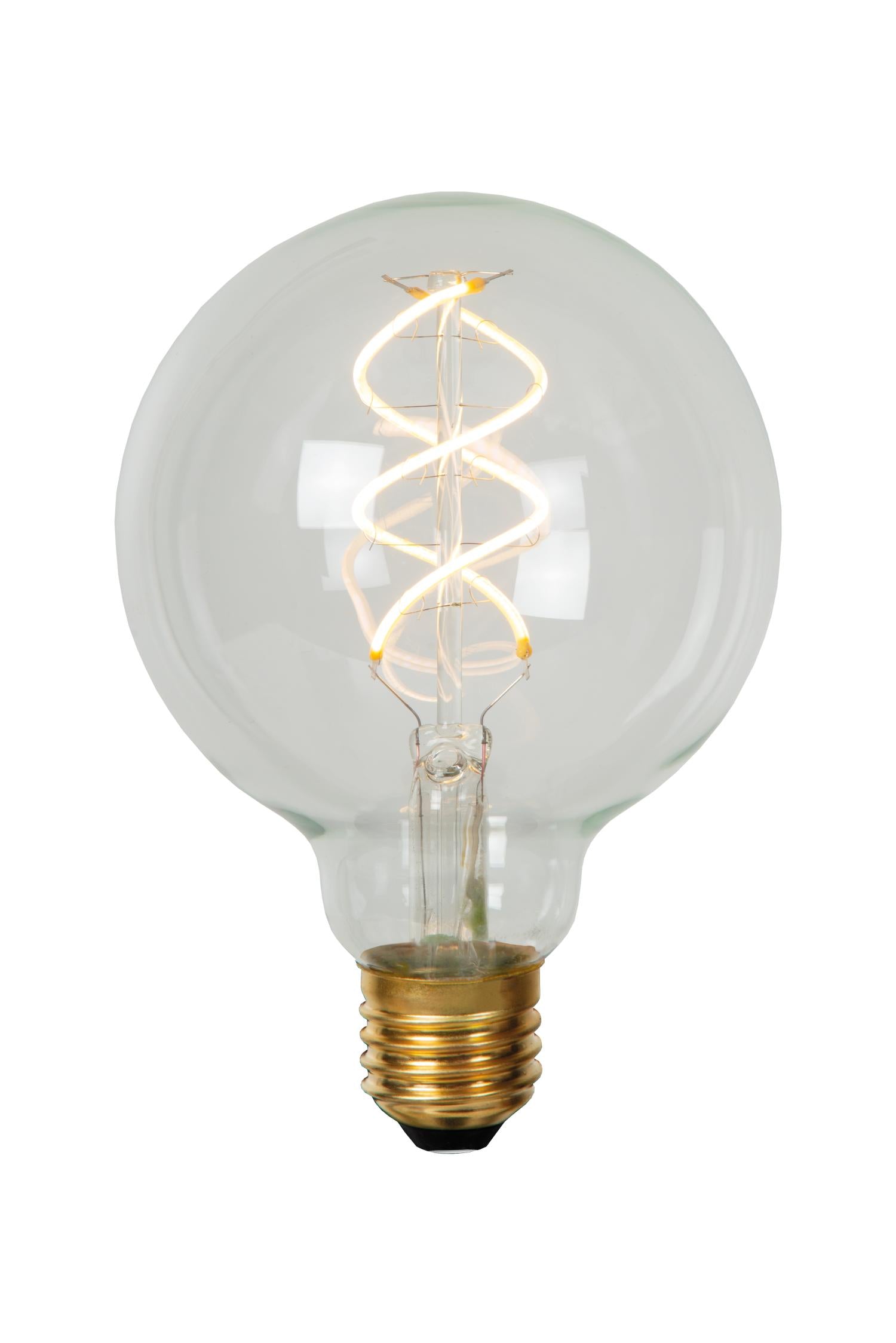 G95 - Filament lamp - Ø 9,5 cm - LED Dimb. - E27 - 1x4,9W 2700K - Transparant