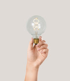 G95 - Filament lamp - Ø 9,5 cm - LED Dimb. - E27 - 1x4,9W 2700K - Transparant