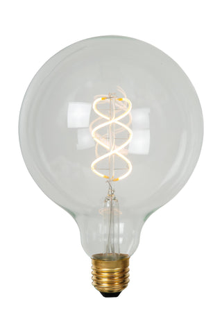 G125 - Filament lamp - Ø 12.5 cm - LED Dimmable - E27 - 1x4.9W 2700K - Transparent