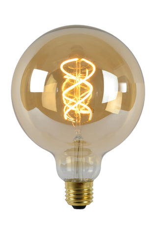 G125 - Filament lamp - Ø 12.5 cm - LED Dimmable - E27 - 1x4.9W 2200K - Amber