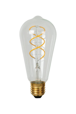 ST64 - Ampoule à filament - Ø 6,4 cm - LED Var. - E27 - 1x4,9W 2700K - Transparent