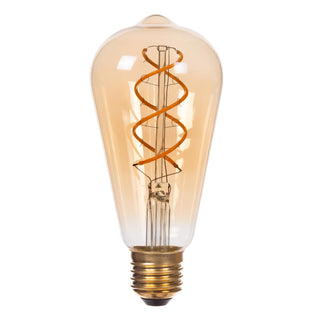 ST64 - Filament lamp - Ø 6,4 cm - LED 3 StepDim (Memory) - E27 - 1x4,9W 2200K - Amber