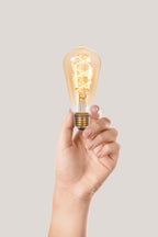 ST64 - Filament lamp - Ø 6,4 cm - LED 3 StepDim (Memory) - E27 - 1x4,9W 2200K - Amber