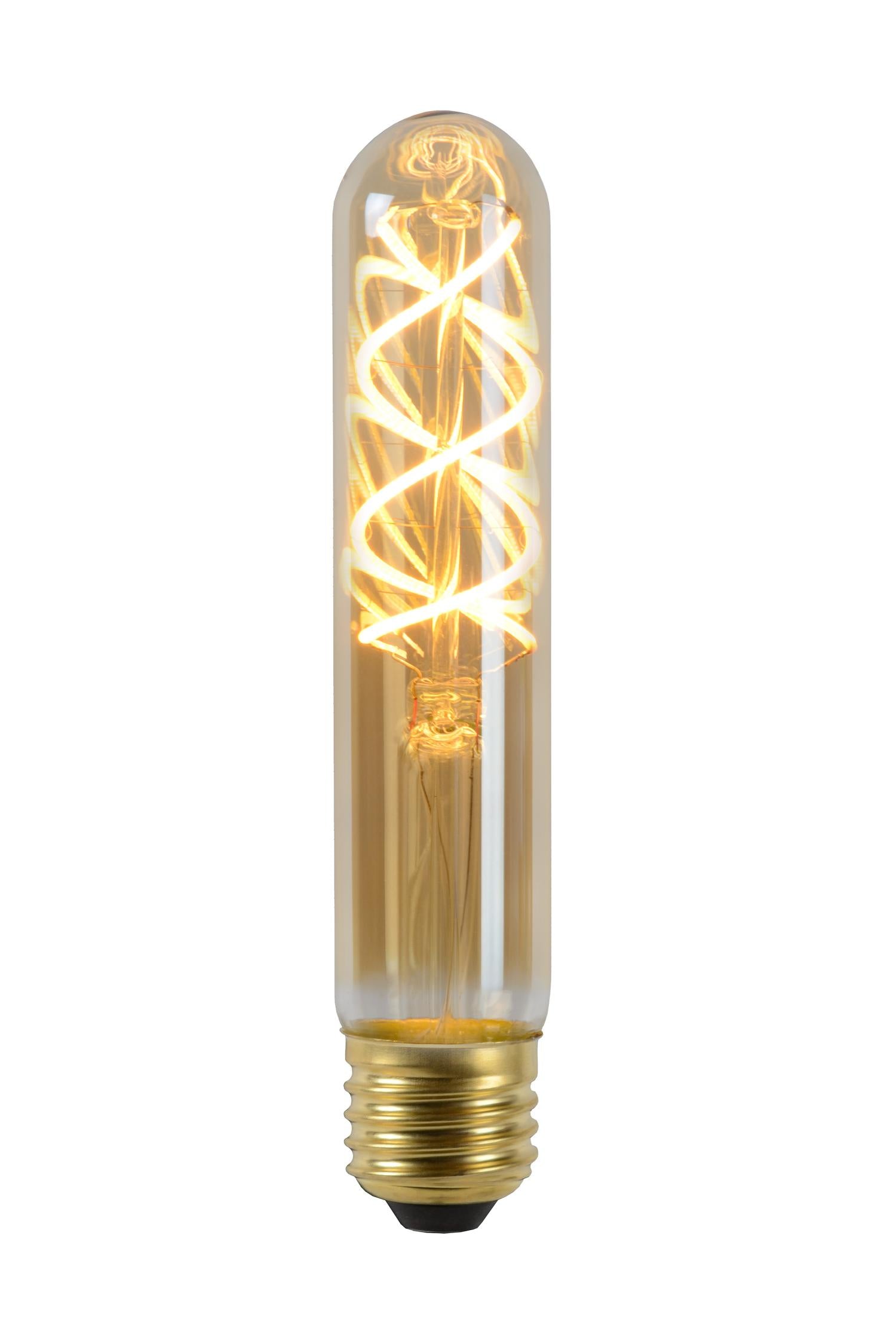 T32 - Filament lamp - Ø 3 cm - LED Dimb. - E27 - 1x4,9W 2200K - Amber