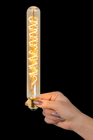 T32 - Filament lamp - Ø 3,2 cm - LED Dimb. - E27 - 1x4,9W 2200K - Amber