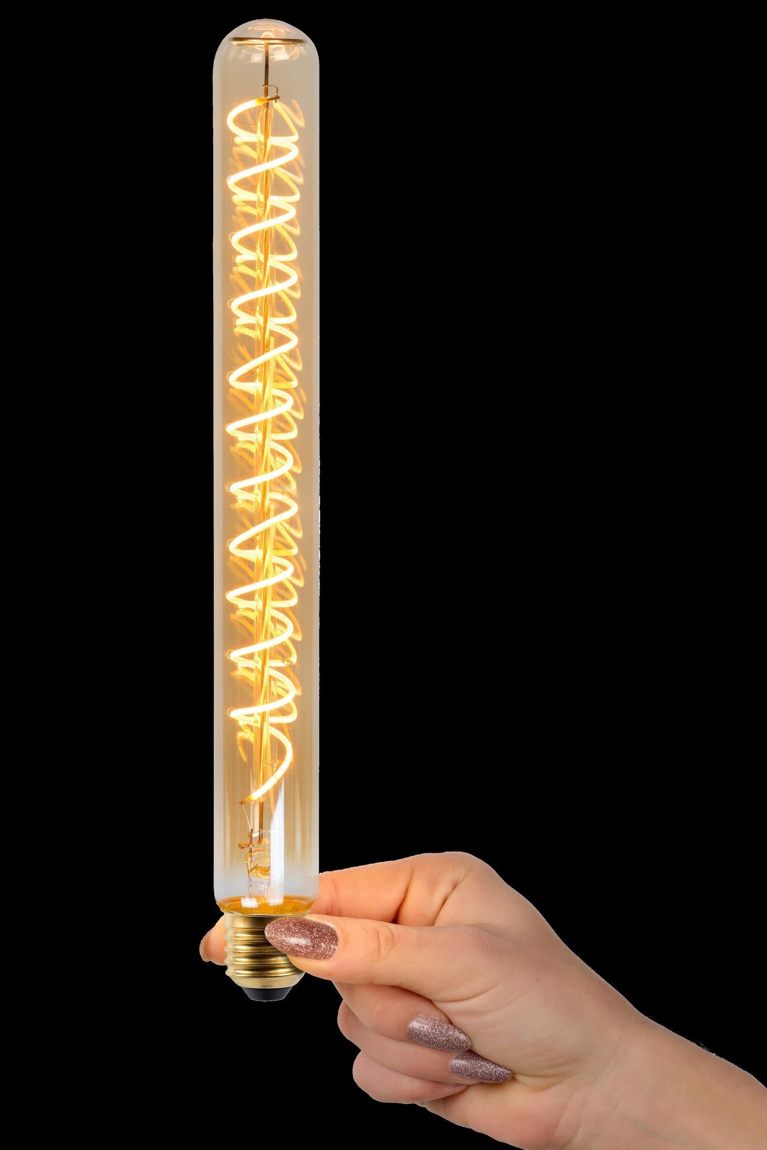 T32 - Filament lamp - Ø 3,2 cm - LED Dimb. - E27 - 1x4,9W 2200K - Amber