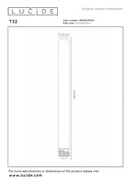 T32 - Filament lamp - Ø 3,2 cm - LED Dimb. - E27 - 1x4,9W 2200K - Amber