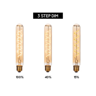T32 - Filament lamp - Ø 3,2 cm - LED 3 StepDim (Memory) - E27 - 1x4,9W 2200K - Amber