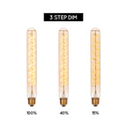 T32 - Filament lamp - Ø 3,2 cm - LED 3 StepDim (Memory) - E27 - 1x4,9W 2200K - Amber