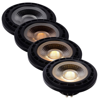 ES111 - Led lamp - Ø 11 cm - LED Dim to warm - GU10 - 1x12W 2200K/3000K - Zwart
