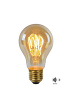 A60 TWILIGHT SENSOR - Filament lamp - Ø 6 cm - LED - E27 - 1x4W 2200K - Dag/nacht sensor - Amber