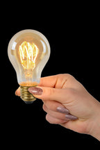 A60 TWILIGHT SENSOR - Filament lamp - Ø 6 cm - LED - E27 - 1x4W 2200K - Dag/nacht sensor - Amber