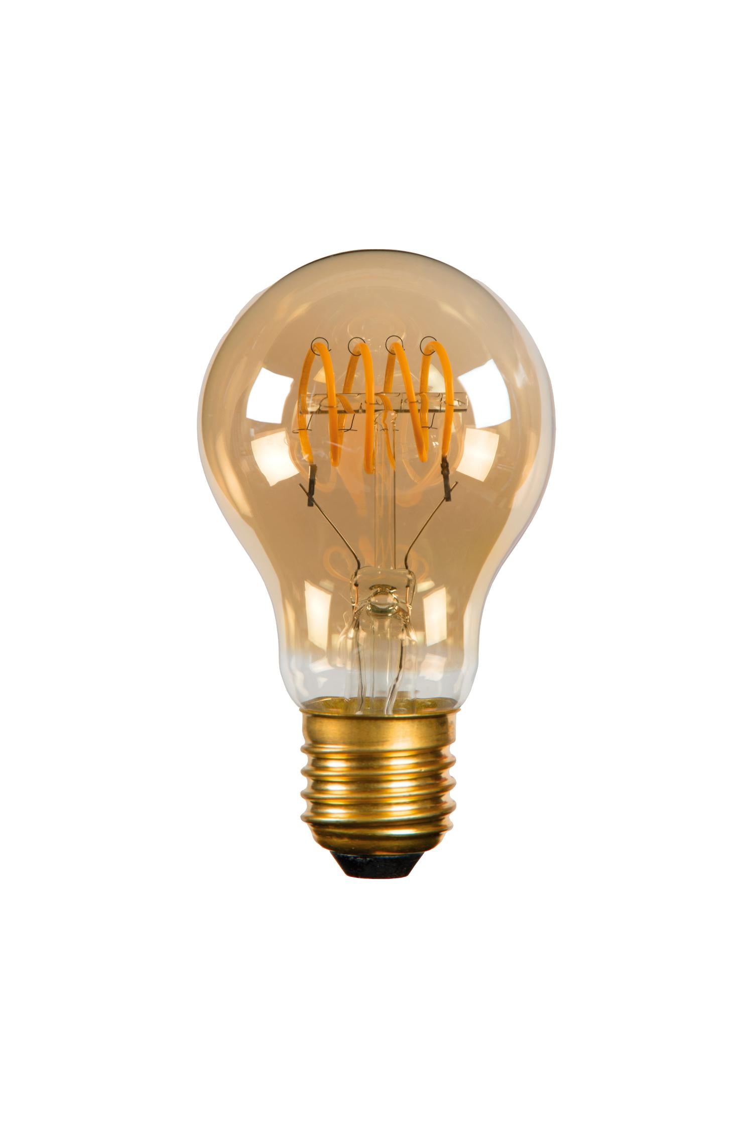 A60 - Filament lamp - Ø 6 cm - LED Dimb. - E27 - 1x4,9W 2200K - Amber