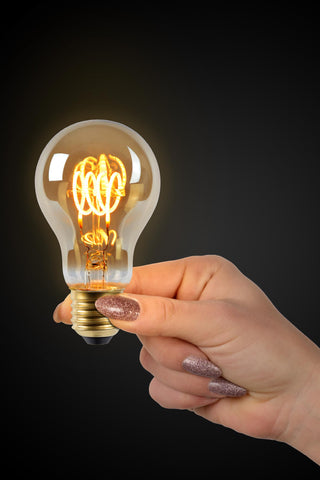 A60 - Filament lamp - Ø 6 cm - LED Dimb. - E27 - 1x4,9W 2200K - Amber