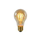 A60 - Filament lamp - Ø 6 cm - LED 3 StepDim (Memory) - E27 - 1x4,9W 2200K - Amber