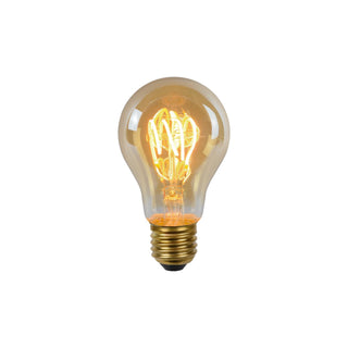 A60 - Filament lamp - Ø 6 cm - LED 3 StepDim (Memory) - E27 - 1x4,9W 2200K - Amber