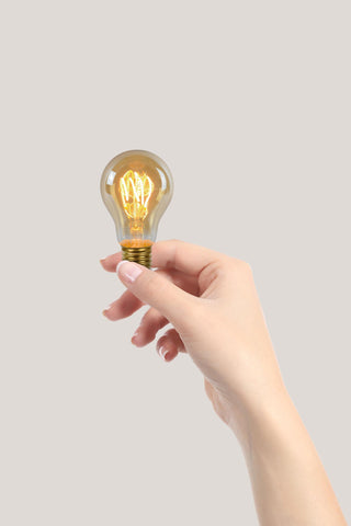 A60 - Filament lamp - Ø 6 cm - LED 3 StepDim (Memory) - E27 - 1x4,9W 2200K - Amber