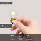 G45 - Ampoule à filament - Ø 4,5 cm - LED Var. - E27 - 1x3W 2700K - Transparent