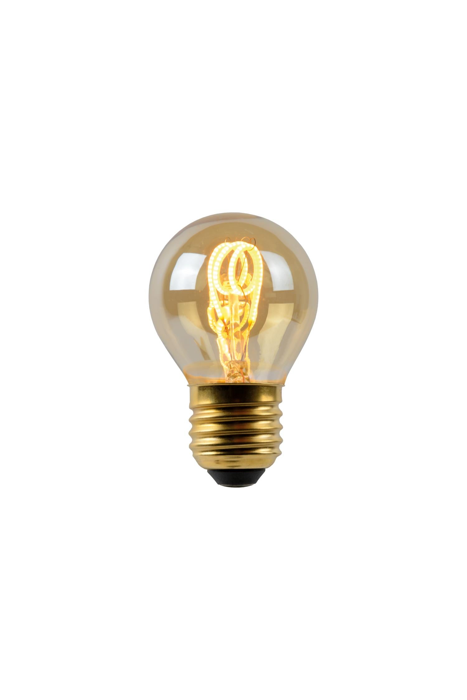 G45 - Filament lamp - Ø 4,5 cm - LED Dimb. - E27 - 1x3W 2200K - Amber