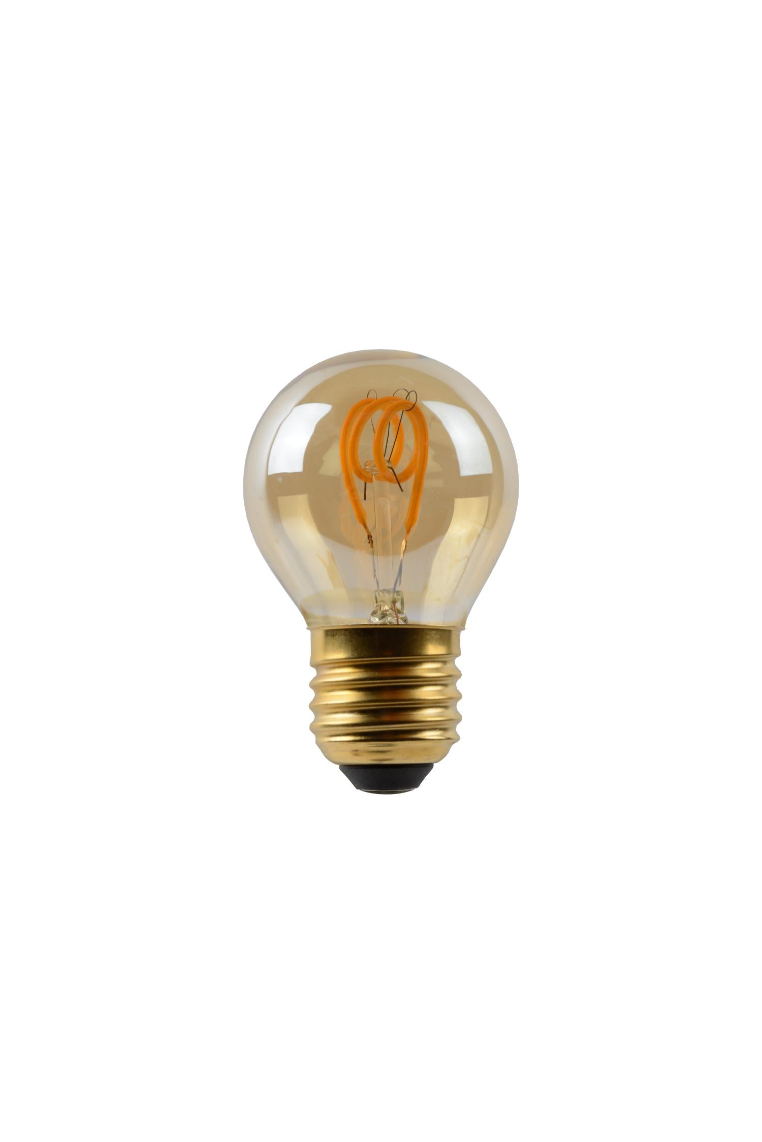 G45 - Filament lamp - Ø 4,5 cm - LED Dimb. - E27 - 1x3W 2200K - Amber