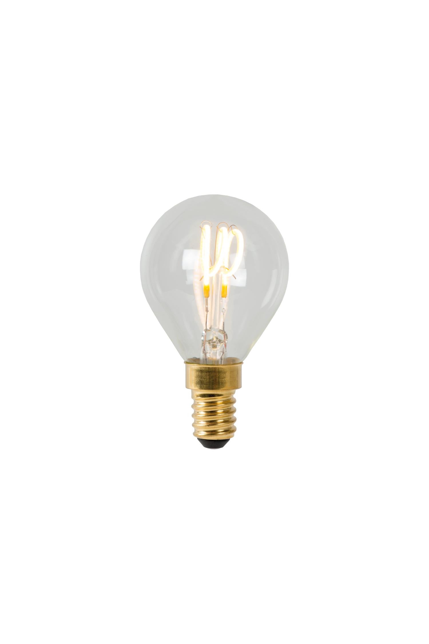 P45 - Ampoule à filament - Ø 4,5 cm - LED Var. - E14 - 1x3W 2700K - Transparent