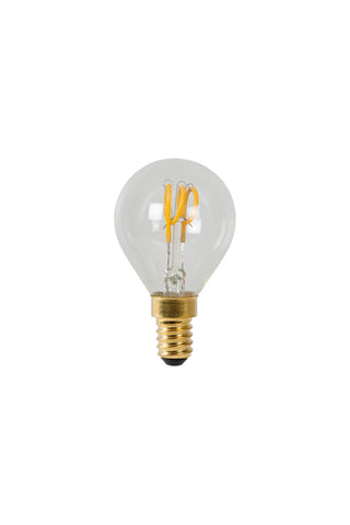 P45 - Ampoule à filament - Ø 4,5 cm - LED Var. - E14 - 1x3W 2700K - Transparent