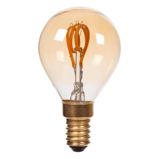 P45 - Filament lamp - Ø 4,5 cm - LED 3 StepDim (Memory) - E14 - 1x3W 2200K - Amber