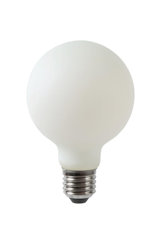 G80 - Ampoule à filament - Ø 8 cm - LED Var. - E27 - 1x4,9W 2700K - Opale