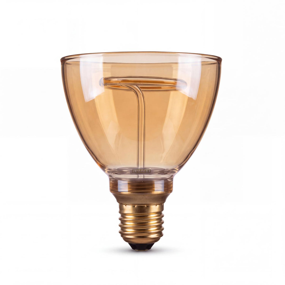 Lucide - GO90 - Filament lamp - Ø 9 cm - LED Dimb. - E27 - 1x3,5W 2200K - Amber - IP20