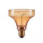 Lucide - GO100 - Filament bulb - Ø 10 cm - LED Dimmable - E27 - 1x4W 2200K - Amber - IP20