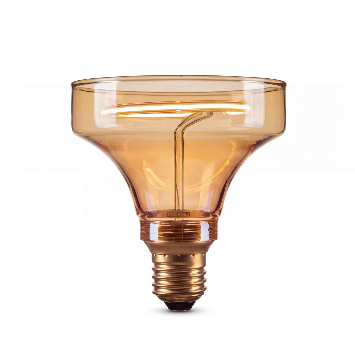 Lucide - GO100 - Filament lamp - Ø 10 cm - LED Dimb. - E27 - 1x4W 2200K - Amber - IP20