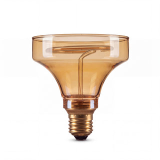 Lucide - GO100 - Filament bulb - Ø 10 cm - LED Dimmable - E27 - 1x4W 2200K - Amber - IP20