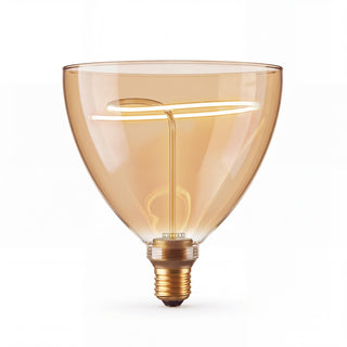 Lucide - GO150 - Filament bulb - Dome - Ø 15 cm - LED Dimmable - E27 - 1x4W 2200K - Amber - IP20