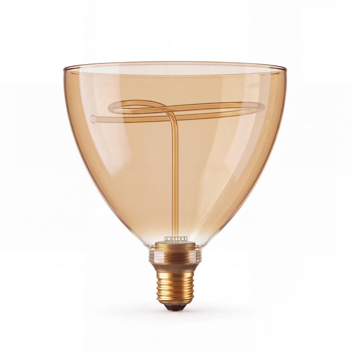 Lucide - GO150 - Filament lamp - Koepel - Ø 15 cm - LED Dimb. - E27 - 1x4W 2200K - Amber - IP20
