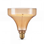 Lucide - GO150 - Filament bulb - Triangle - Ø 15 cm - LED Dimmable - E27 - 1x4W 2200K - Amber - IP20