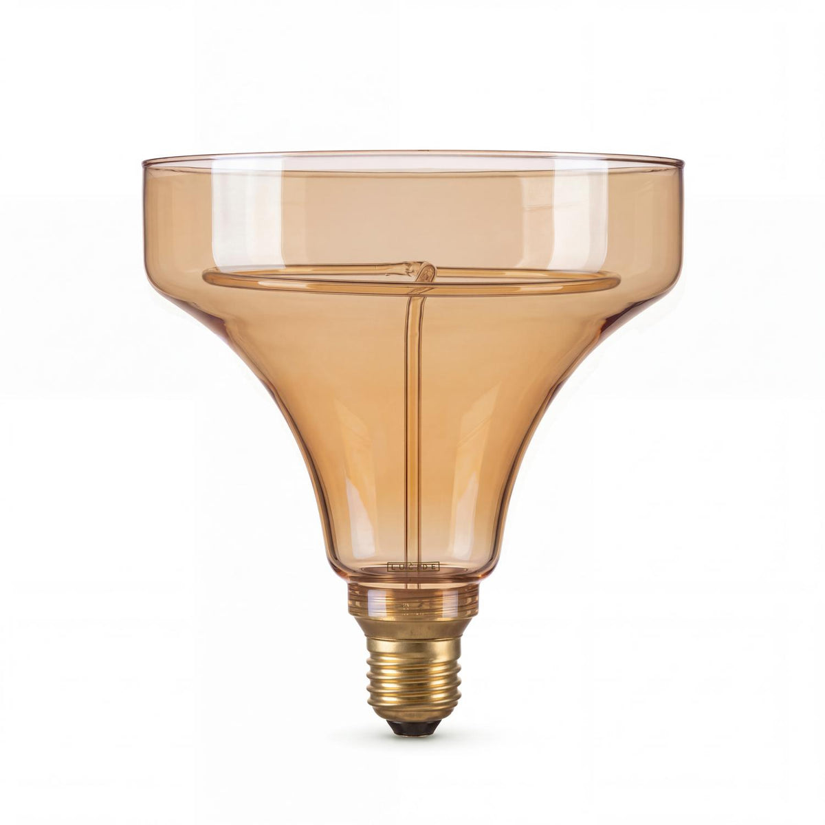 Lucide - GO150 - Filament lamp - Driehoek - Ø 15 cm - LED Dimb. - E27 - 1x4W 2200K - Amber - IP20
