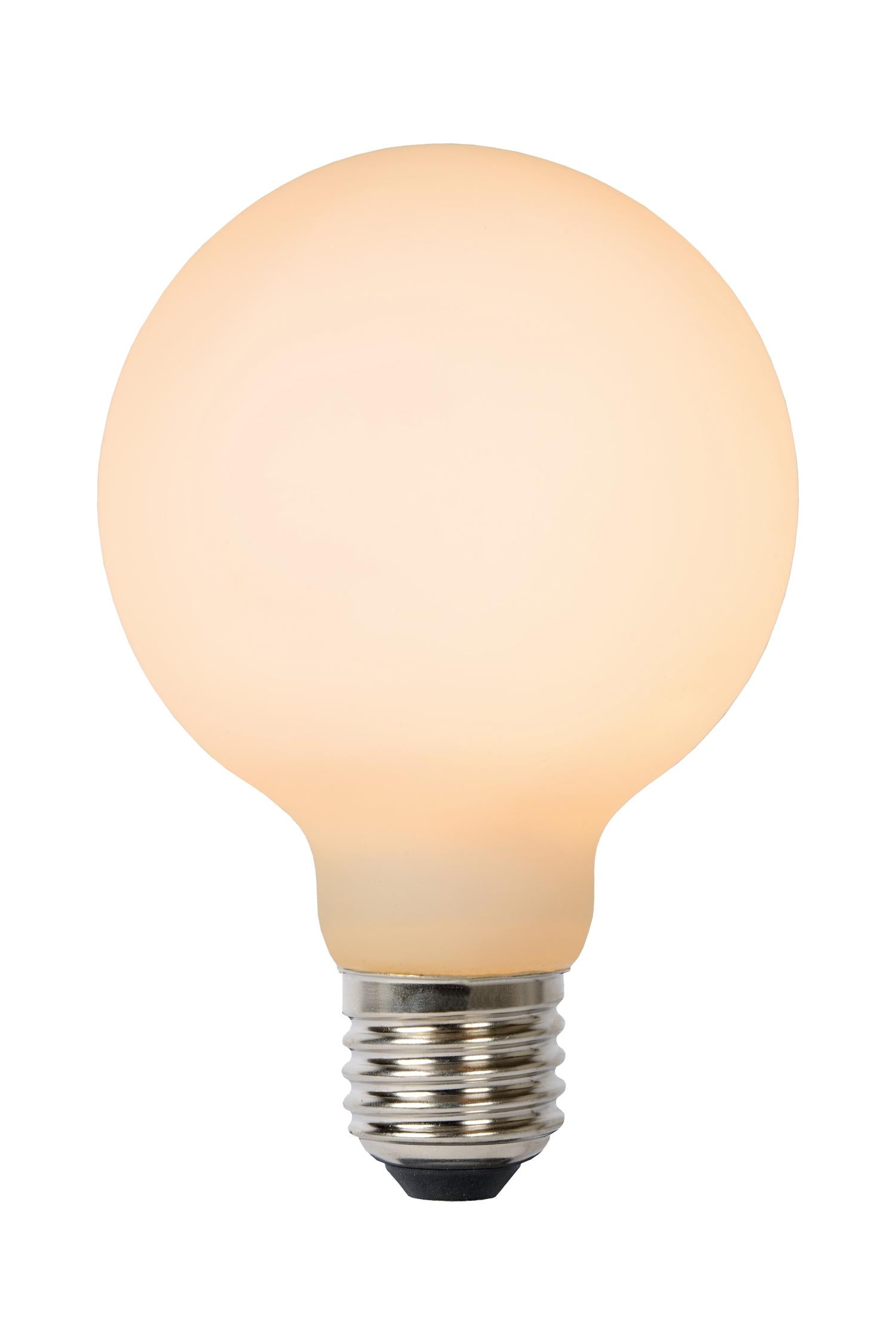 G125 - Filament lamp - Ø 12,5 cm - LED 3 StepDim - E27 - 1x8W 2700K - Opaal