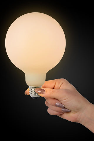 G125 - Filament lamp - Ø 12,5 cm - LED 3 StepDim - E27 - 1x8W 2700K - Opaal