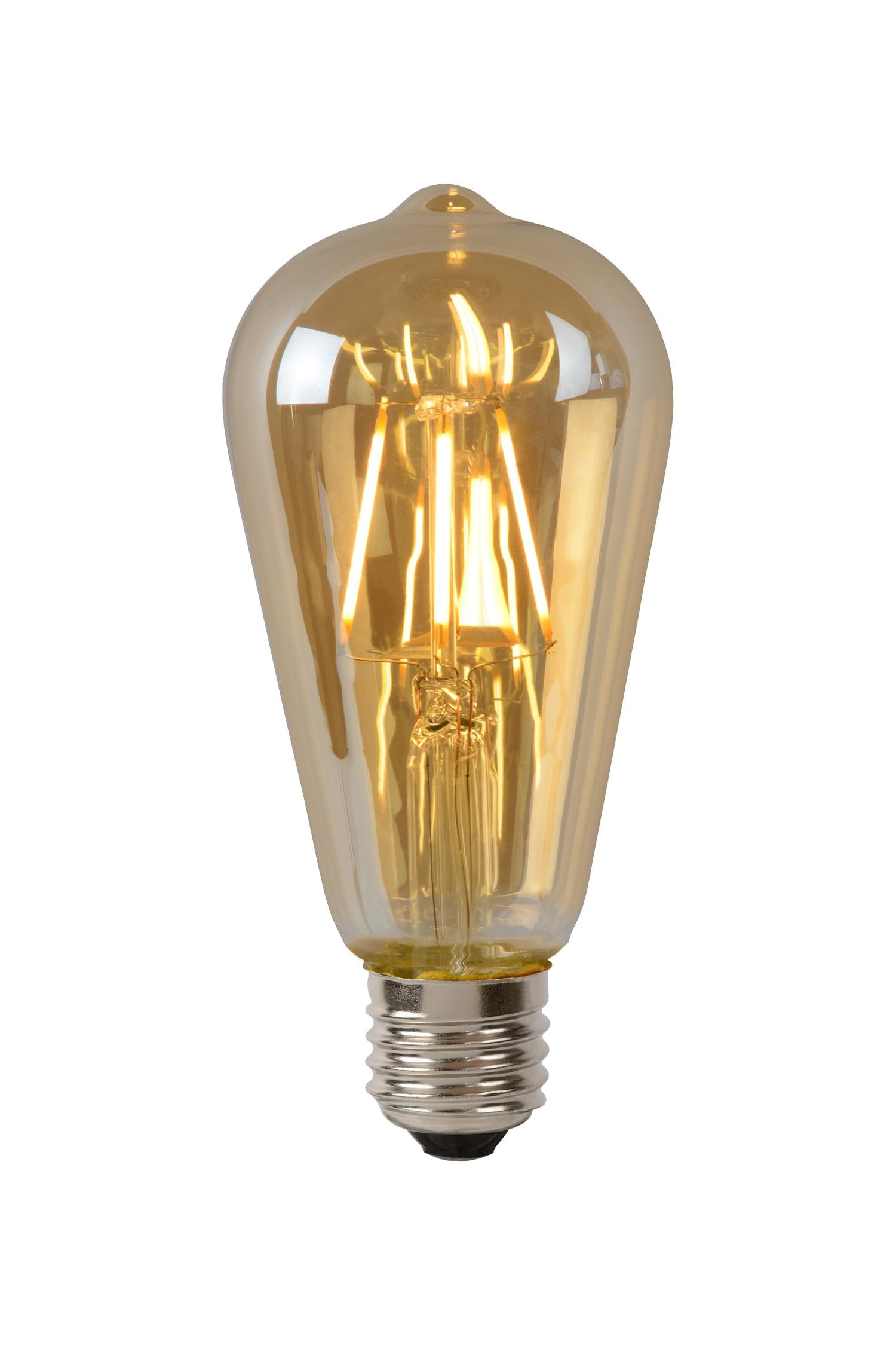 ST64 - Filament lamp - Ø 6,4 cm - LED Dimb. - E27 - 1x5W 2700K - Amber