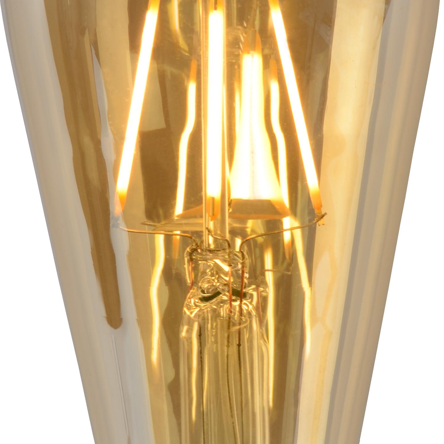 ST64 - Filament lamp - Ø 6,4 cm - LED Dimb. - E27 - 1x5W 2700K - Amber