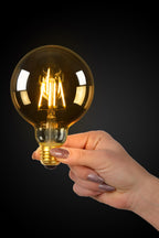 G95 - Ampoule à filament - Ø 9,5 cm - LED Var. - E27 - 1x5W 2700K - Ambre