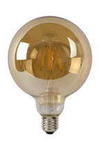 G125 - Ampoule à filament - Ø 12,5 cm - LED Var. - E27 - 1x8W 2700K - Ambre